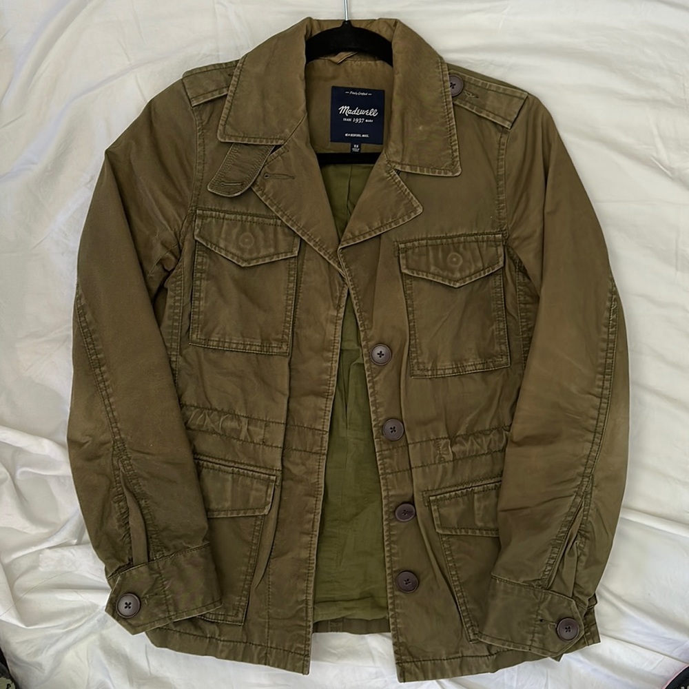 Madewell Olive Green Utility Jacket XS